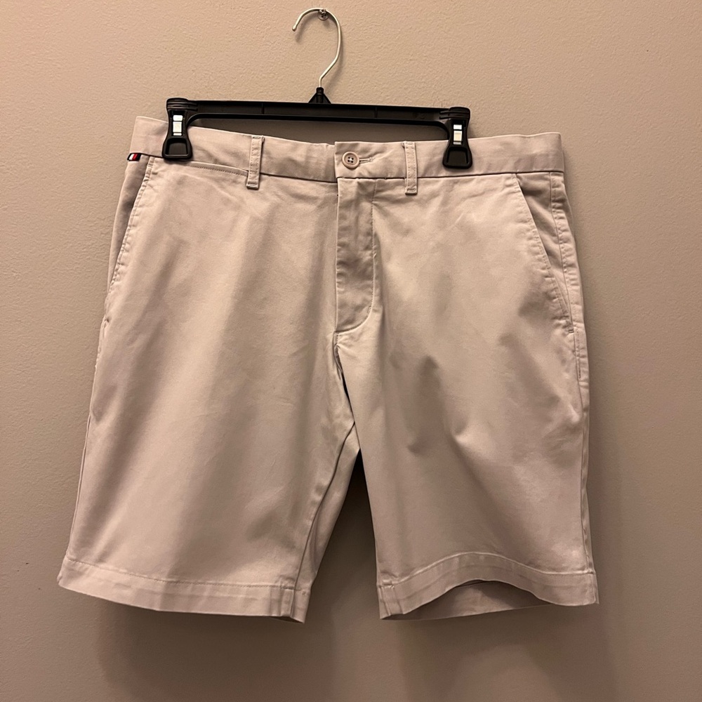 Tommy Hilfiger Tan Flat Front Shorts